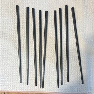 Set of Black Chopsticks